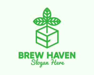 Green Plant Box logo design