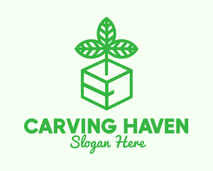 Green Plant Box logo design