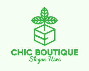 Green Plant Box logo design