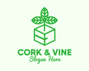 Green Plant Box logo design