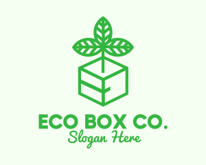 Green Plant Box logo design