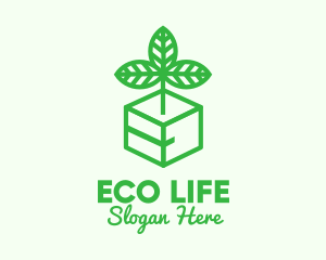 Green Plant Box logo design