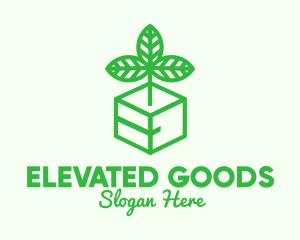 Green Plant Box logo design