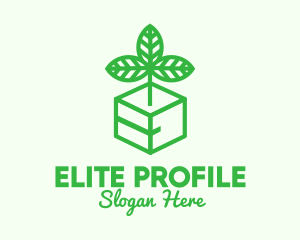 Green Plant Box logo design