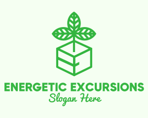 Green Plant Box logo design