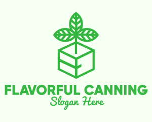 Green Plant Box logo design