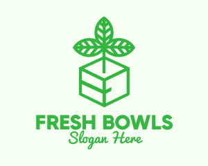 Green Plant Box logo design