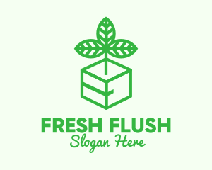 Green Plant Box logo design