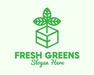 Green Plant Box logo design