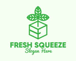 Green Plant Box logo design