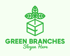 Green Plant Box logo design