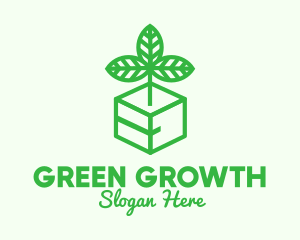 Green Plant Box logo design