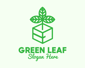 Green Plant Box logo design