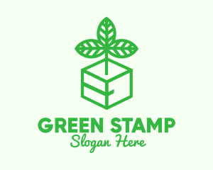 Green Plant Box logo design