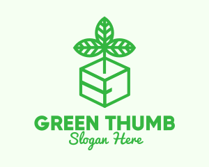 Green Plant Box logo design