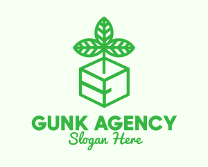 Green Plant Box logo design