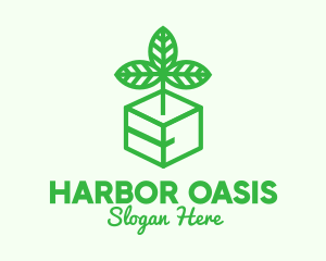 Green Plant Box logo design