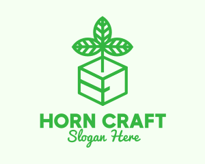 Green Plant Box logo design