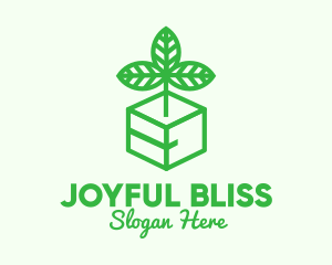 Green Plant Box logo design