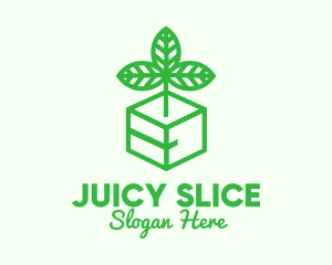 Green Plant Box logo design