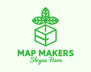 Green Plant Box logo design