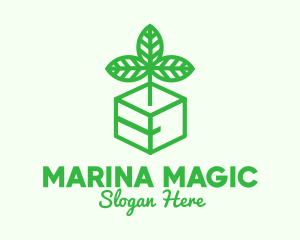 Green Plant Box logo design