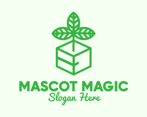 Green Plant Box logo design