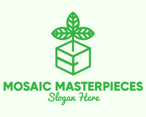 Green Plant Box logo design