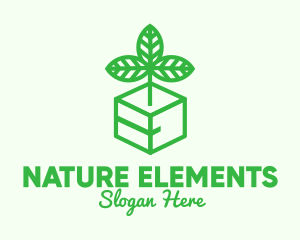 Green Plant Box logo design