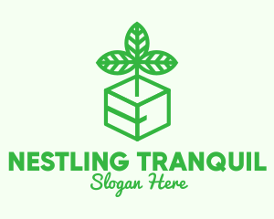 Green Plant Box logo design