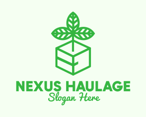 Green Plant Box logo design