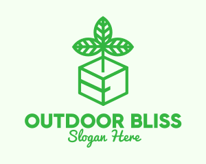 Green Plant Box logo design