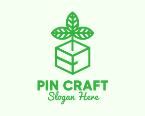 Green Plant Box logo design