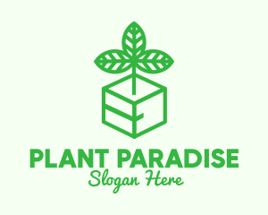 Green Plant Box logo design