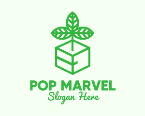 Green Plant Box logo design