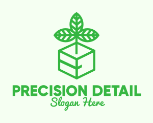 Green Plant Box logo design