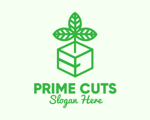 Green Plant Box logo design