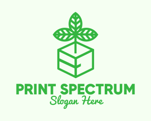 Green Plant Box logo design