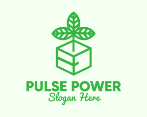 Green Plant Box logo design