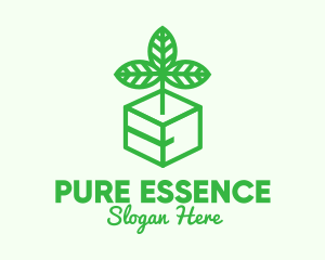 Green Plant Box logo design