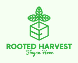 Green Plant Box logo design