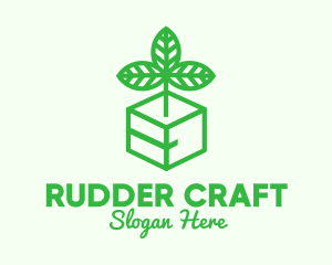 Green Plant Box logo design