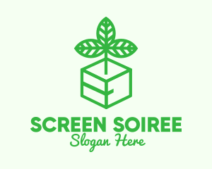 Green Plant Box logo design