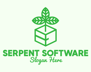 Green Plant Box logo design