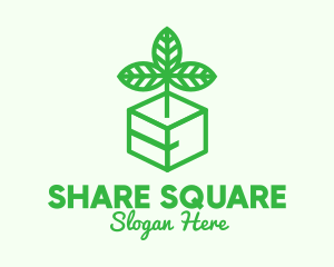 Green Plant Box logo design