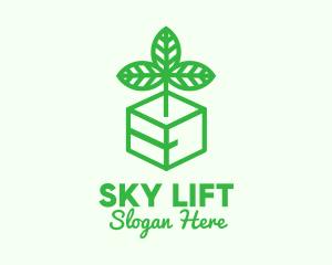 Green Plant Box logo design