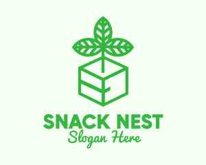 Green Plant Box logo design