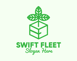 Green Plant Box logo design