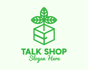 Green Plant Box logo design