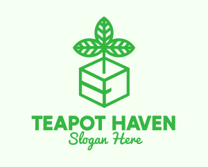 Green Plant Box logo design